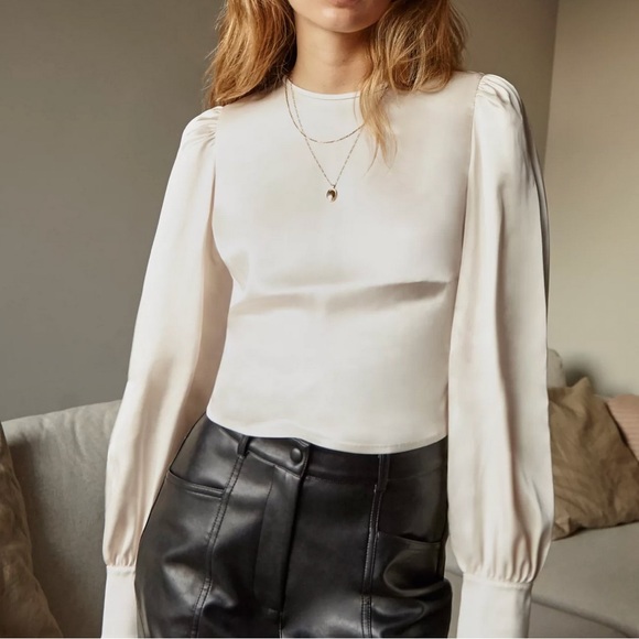 Aritzia Wilfred Besalu Blouse - Picture 1 of 5